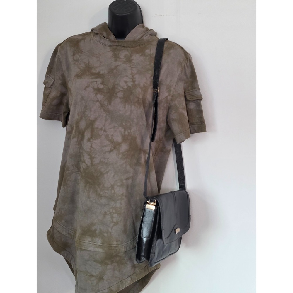 Vintage Philippe Women's Crossbody‎ Bag Black Leather Shoulder Bag Purse - Picture 5 of 15